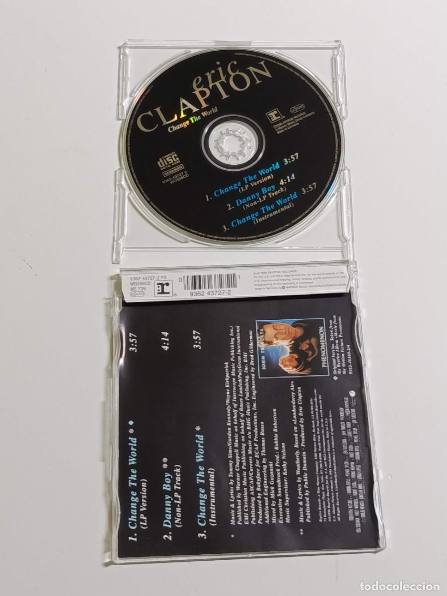 CDs de m&uacute;sica: CD single Eric clapton Change the world - Foto 2