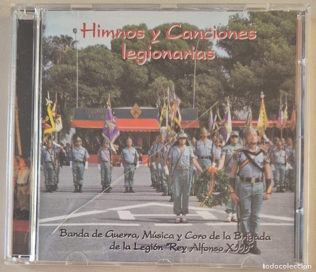 CDs de M&uacute;sica: Himnos y Canciones legionarias. Banda de Guerra, M&uacute;sica y Coro de la Brigada &rdquo;Rey Alfonso XIII&rdquo;
