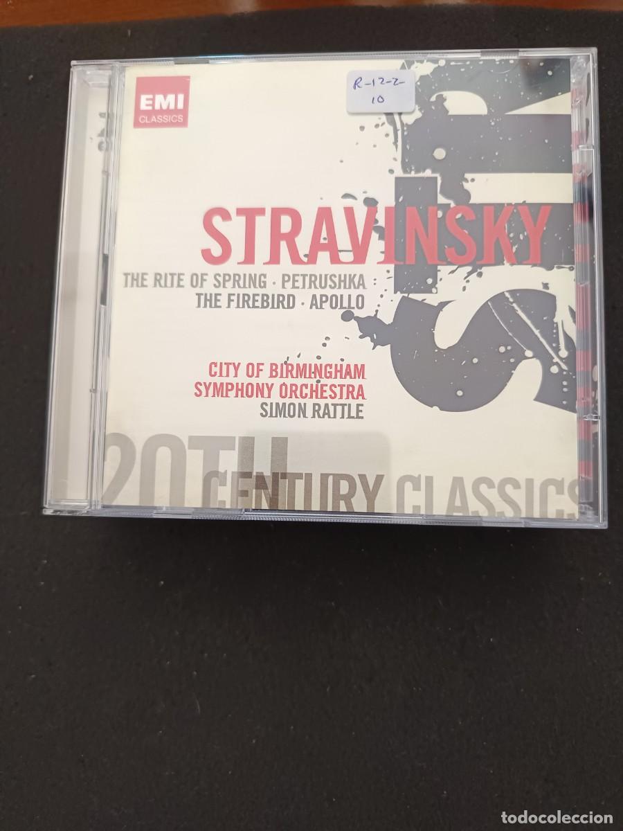 CDs de M&uacute;sica: 2 CD. STRAVINSKY: THE RITE OF SPRING / PETRUSHKA / THE FIREBIRD / APOLLO. DIR.: SIMON RATTLE