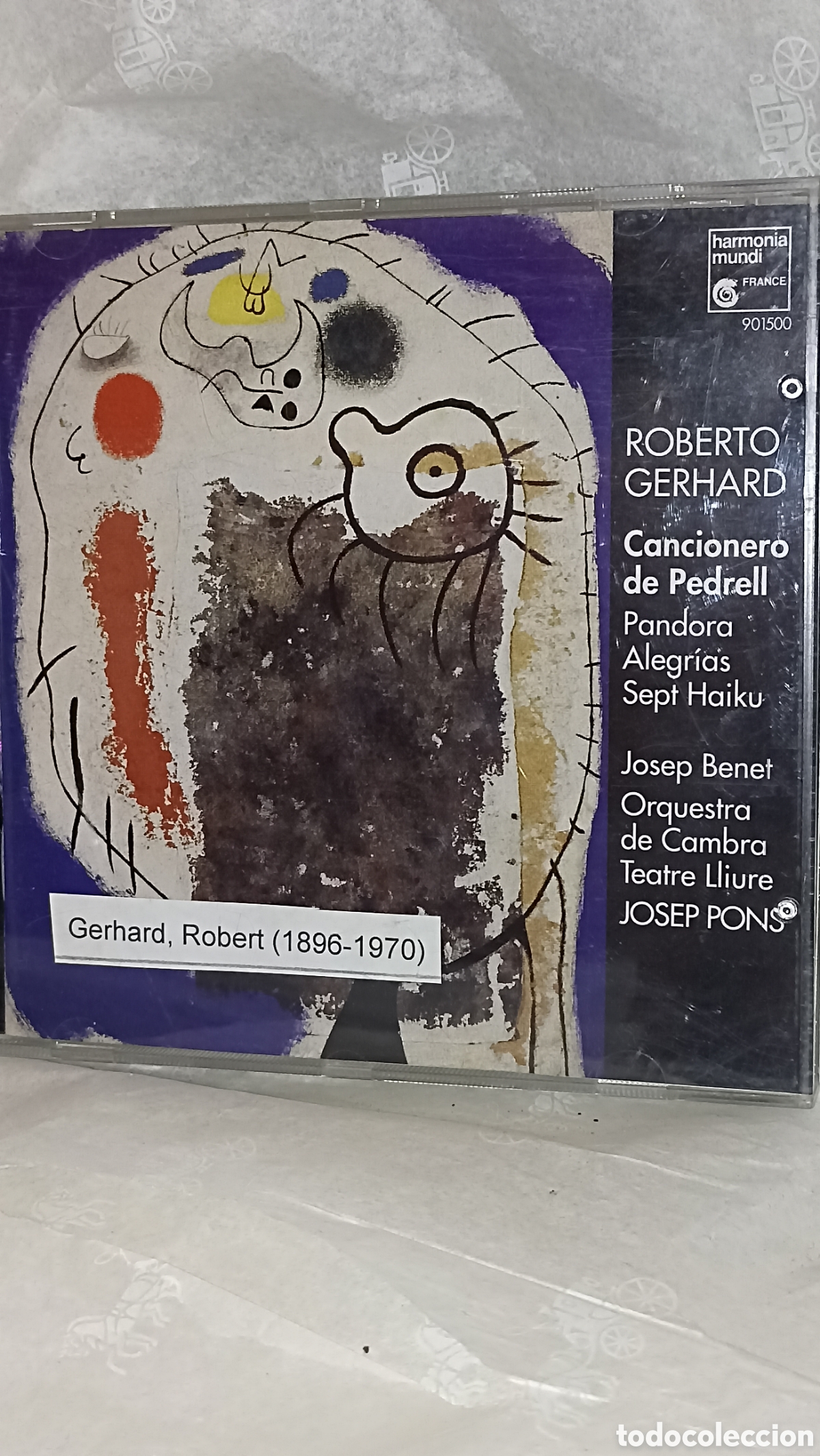 CDs de M&uacute;sica: Roberto Gerhard, interpretado por la Orquestra de Cambra Teatre Lliure bajo la direcci&oacute;n de Josep Po