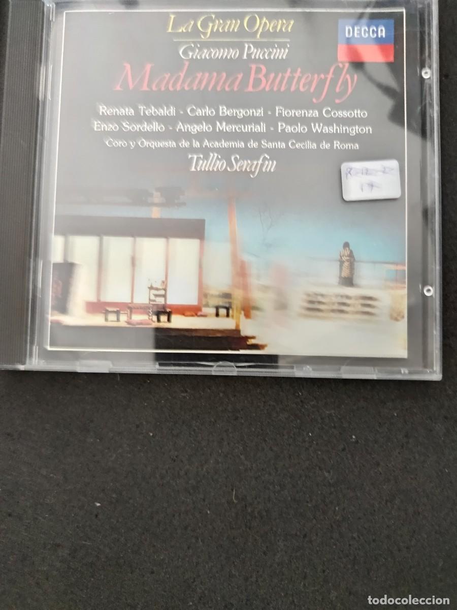 CDs de M&uacute;sica: PUCCINI: MADAME BUTTERFLY (DISCO 1 DE &rdquo;LA GRAN &Oacute;PERA&rdquo;). DIR.: TULLIO SERAFIN. RENATA TEBALDI, CARLO