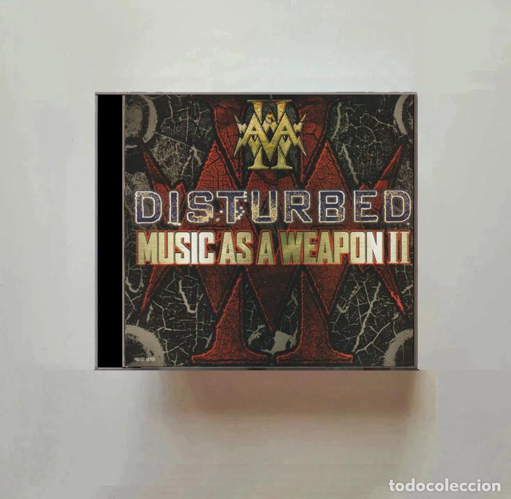 CDs de m&uacute;sica: DISTURBED. MUSIC AS A WEAPON II. SAMPLER. CD. - Foto 1