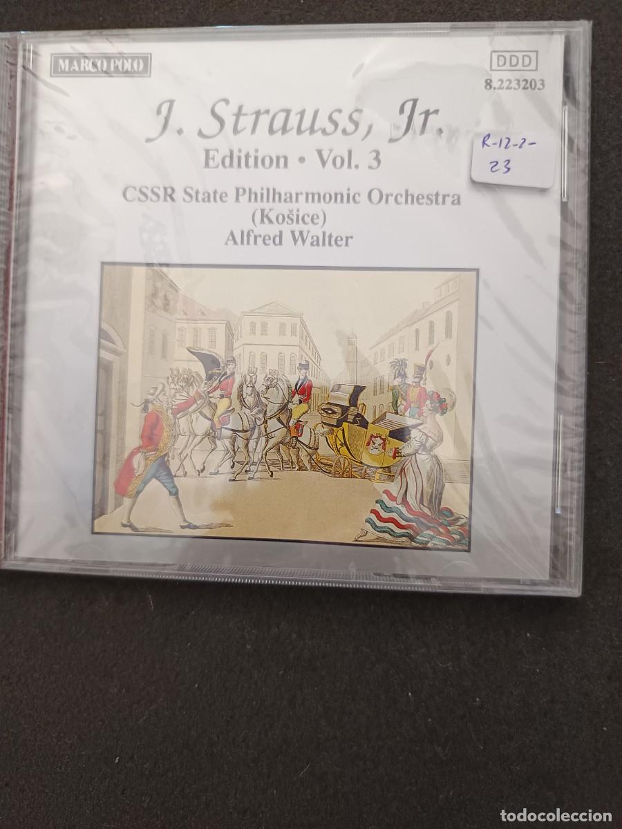 CDs de M&uacute;sica: J. STRAUSS, JR. EDITION VOL. 3. CSSR STATE PHILHARMONIC ORCHESTRA (KOSICE) DIR.: ALFRED WALTER