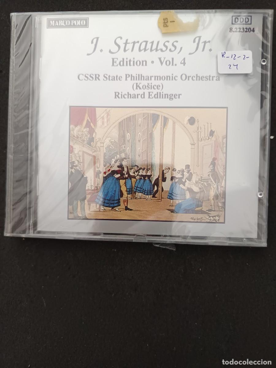 CDs de M&uacute;sica: J. STRAUSS, JR. EDITION VOL. 4. CSSR STATE PHILHARMONIC ORCHESTRA (KOSICE) DIR.: RICHARD EDLINGER