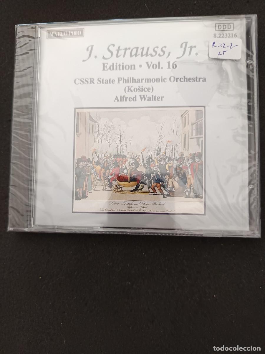 CDs de M&uacute;sica: J. STRAUSS, JR. EDITION VOL. 16. CSSR STATE PHILHARMONIC ORCHESTRA (KOSICE) DIR.:ALFRED WALTER