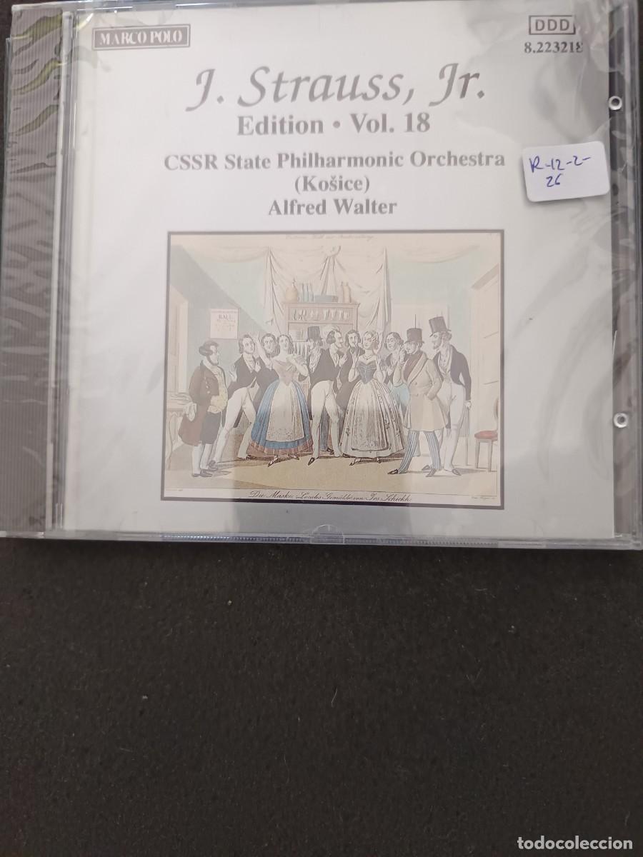 CDs de M&uacute;sica: J. STRAUSS, JR. EDITION VOL. 18. CSSR STATE PHILHARMONIC ORCHESTRA (KOSICE) DIR.:ALFRED WALTER