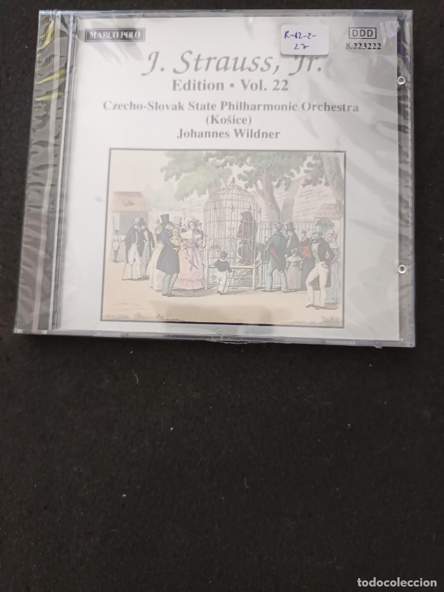 CDs de M&uacute;sica: J. STRAUSS, JR. EDITION VOL. 22. CSSR STATE PHILHARMONIC ORCHESTRA (KOSICE) DIR.:JOHANNES WILDNER