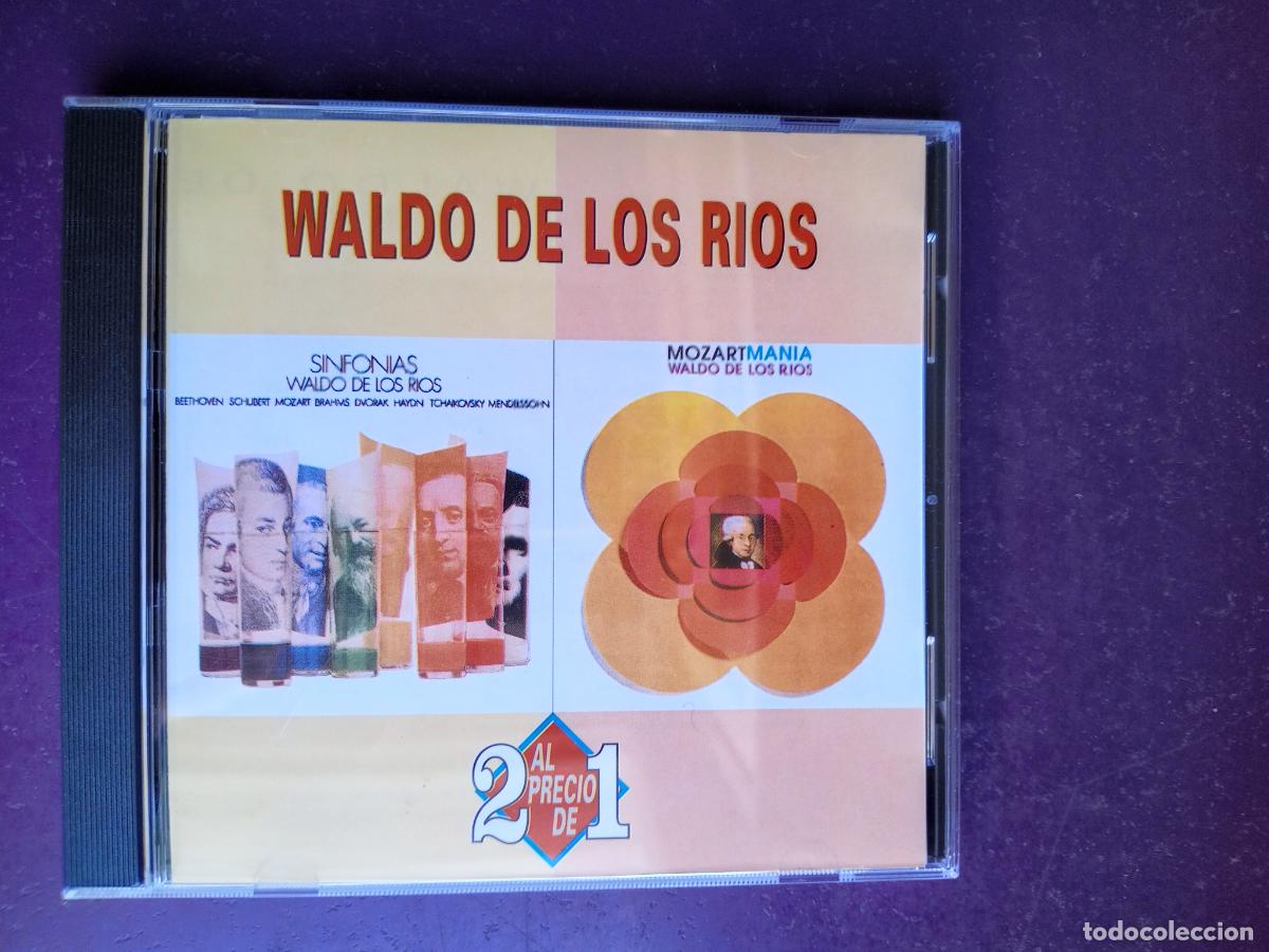 CDs de M&uacute;sica: Waldo De Los Rios &lrm;&ndash; Sinfonias - Mozarmania - CD HISPAVOX 1994 - DOS LPS EN UN CD - CLASICA POP