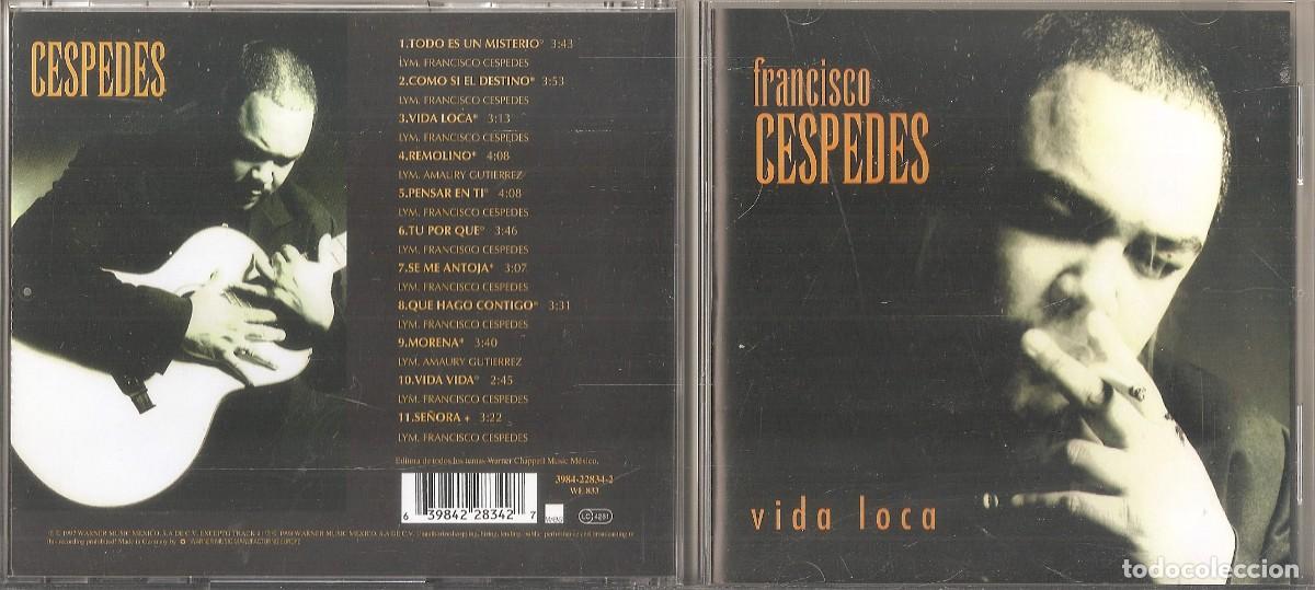 CDs de m&uacute;sica: CD - FRANCISCO CESPEDES - VIDA LOCA - Foto 1