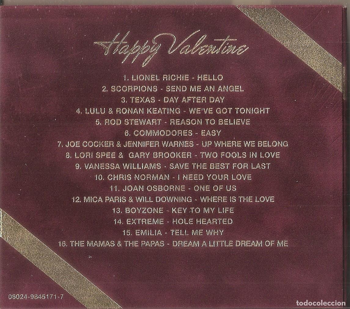CDs de m&uacute;sica: CD - HAPPY VALENTINE - VARIOS - Foto 2