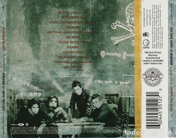 CDs de m&uacute;sica: PAPA ROACH. GETTING AWAY WITH MURDER. CD. - Foto 2