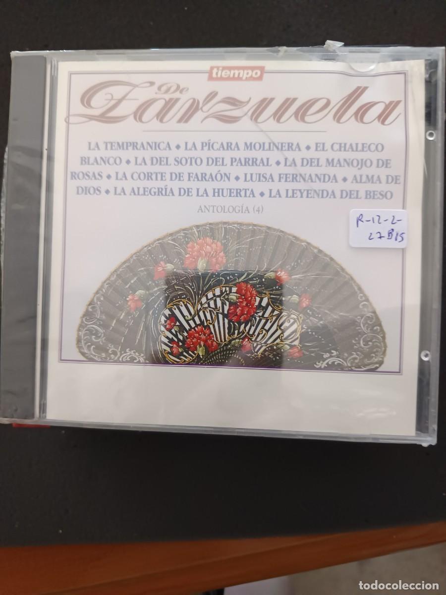 CDs de M&uacute;sica: TIEMPO DE ZARZUELA. ANTOLOG&Iacute;A (4): LA TEMPRANICA, LA P&Iacute;CARA MOLINERA, EL CHALECO BLANCO, LA DEL SOTO