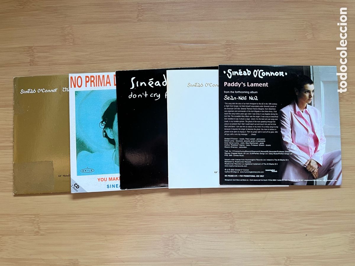 CDs de M&uacute;sica: SINEAD O'CONNOR. Don't cry for me Argentina. Fire on Babylon.Thank you for heari......(5 cd single)