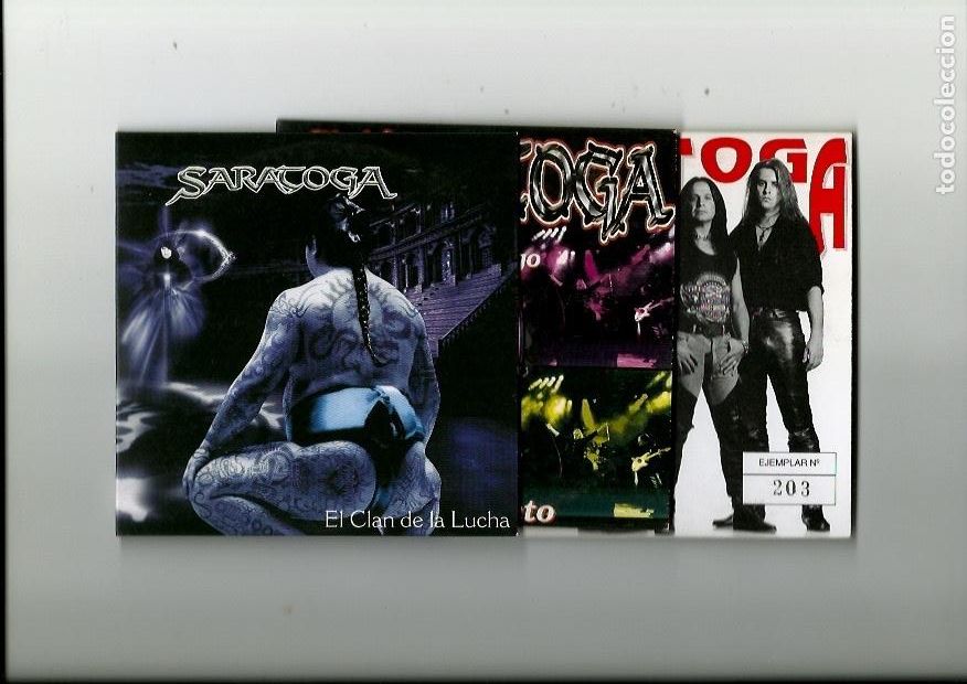 CDs de M&uacute;sica: SARATOGA. El clan de la lucha . En directo. Edicion limitada cadena 100. (3 cd)