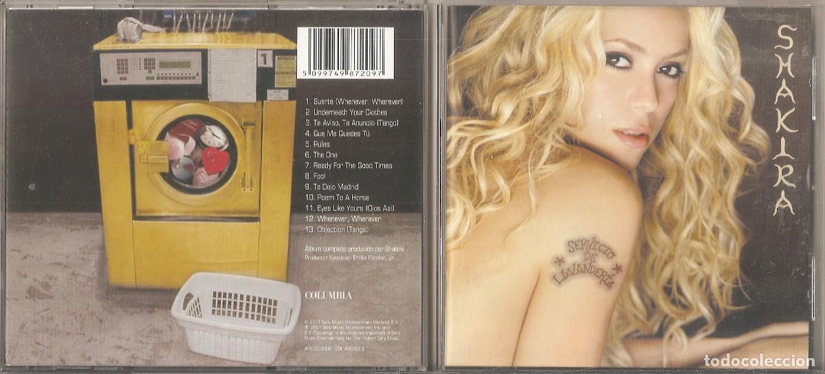 CDs de m&uacute;sica: CD - SHAKIRA - SERVICIO DE LAVANDERIA - Foto 1