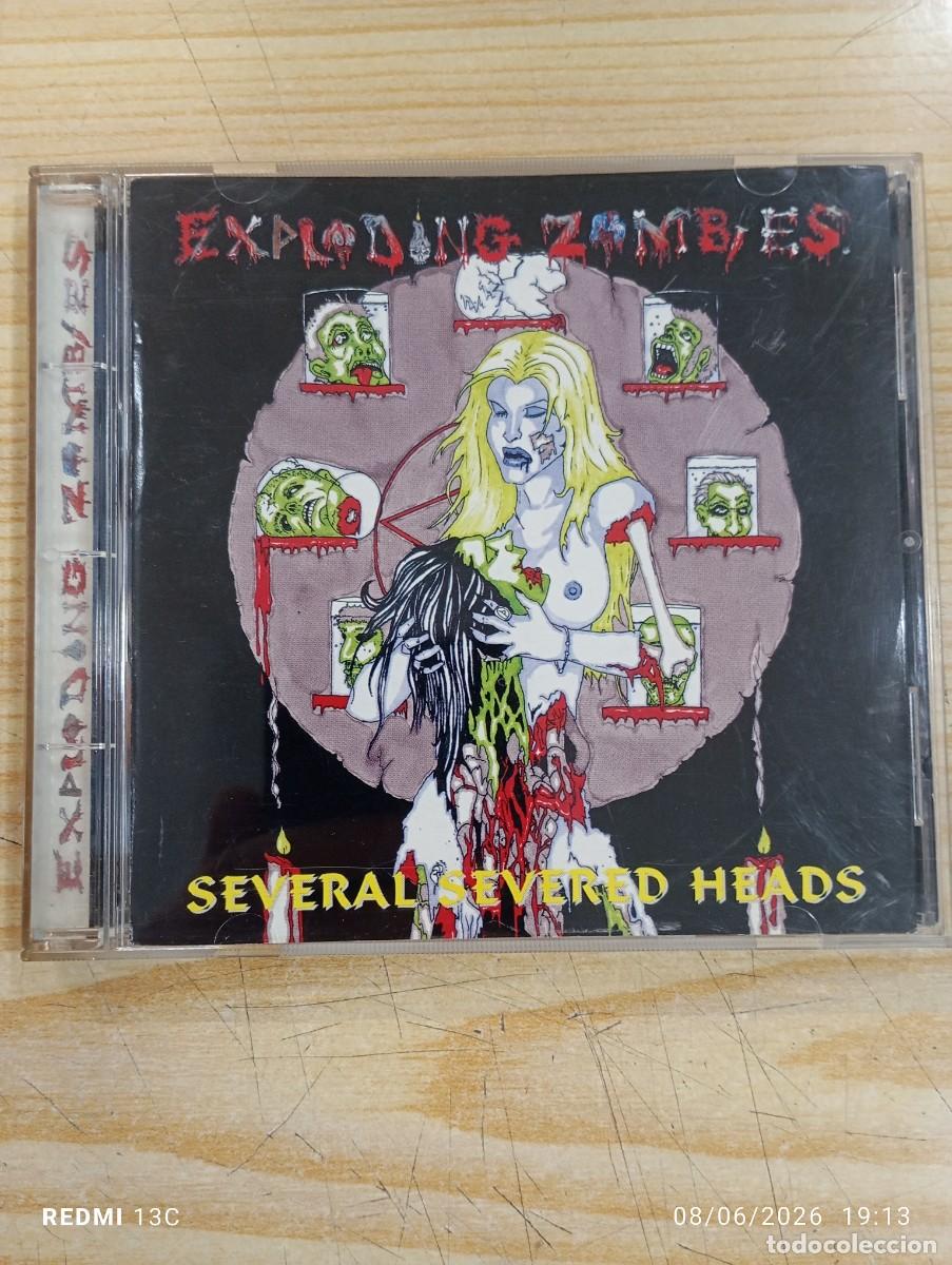 CDs de M&uacute;sica: Cd - Exploding Zombies &ndash; Several Severed Heads Edicion 2000 - Death Metal