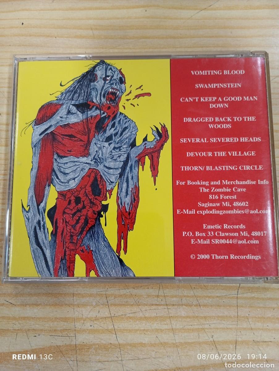 CDs de m&uacute;sica: Cd - Exploding Zombies &ndash; Several Severed Heads Edicion 2000 - Death Metal - Foto 3