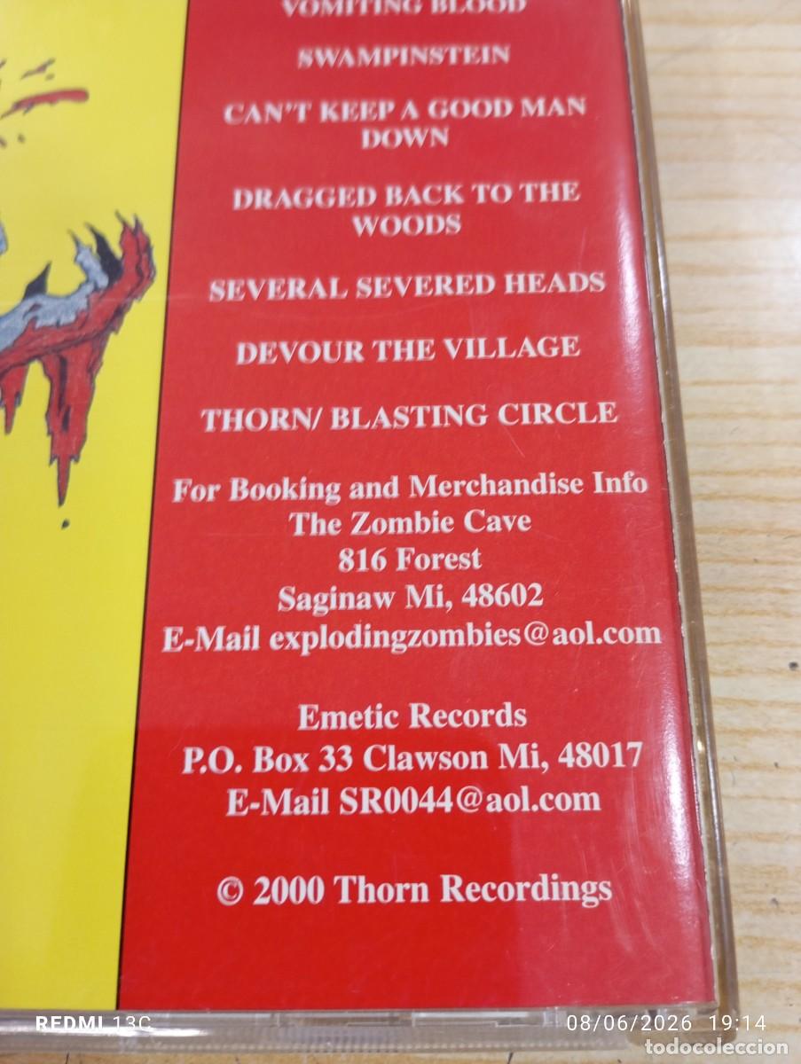 CDs de m&uacute;sica: Cd - Exploding Zombies &ndash; Several Severed Heads Edicion 2000 - Death Metal - Foto 4