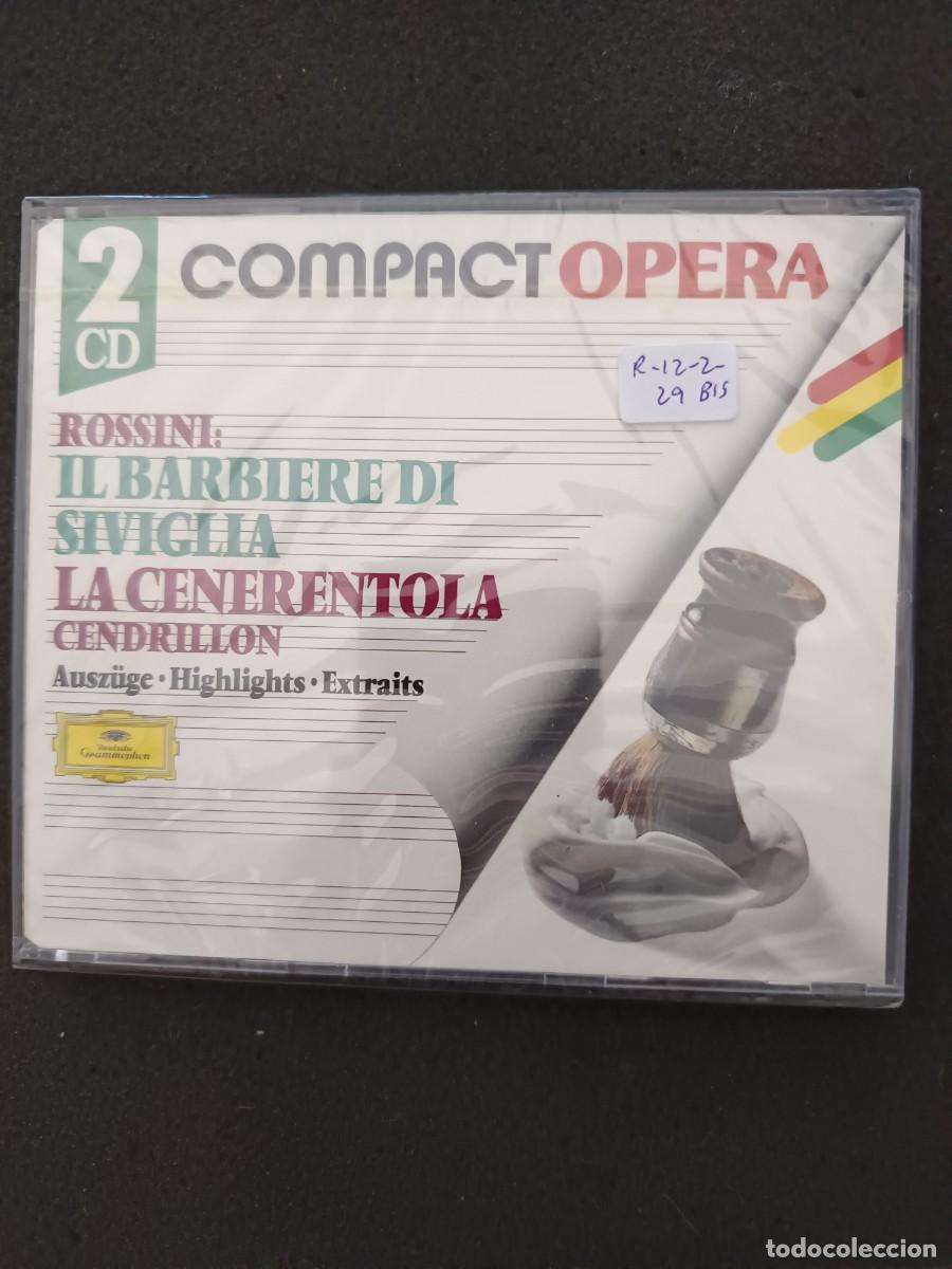 CDs de M&uacute;sica: 2 CD. COMPACT OPERA. ROSSINI: IL BARBIERE DI SIVIGLIA, LA CENERENTOLA, CENDRILL&Oacute;N (HIGHLIGHTS, EXTRA