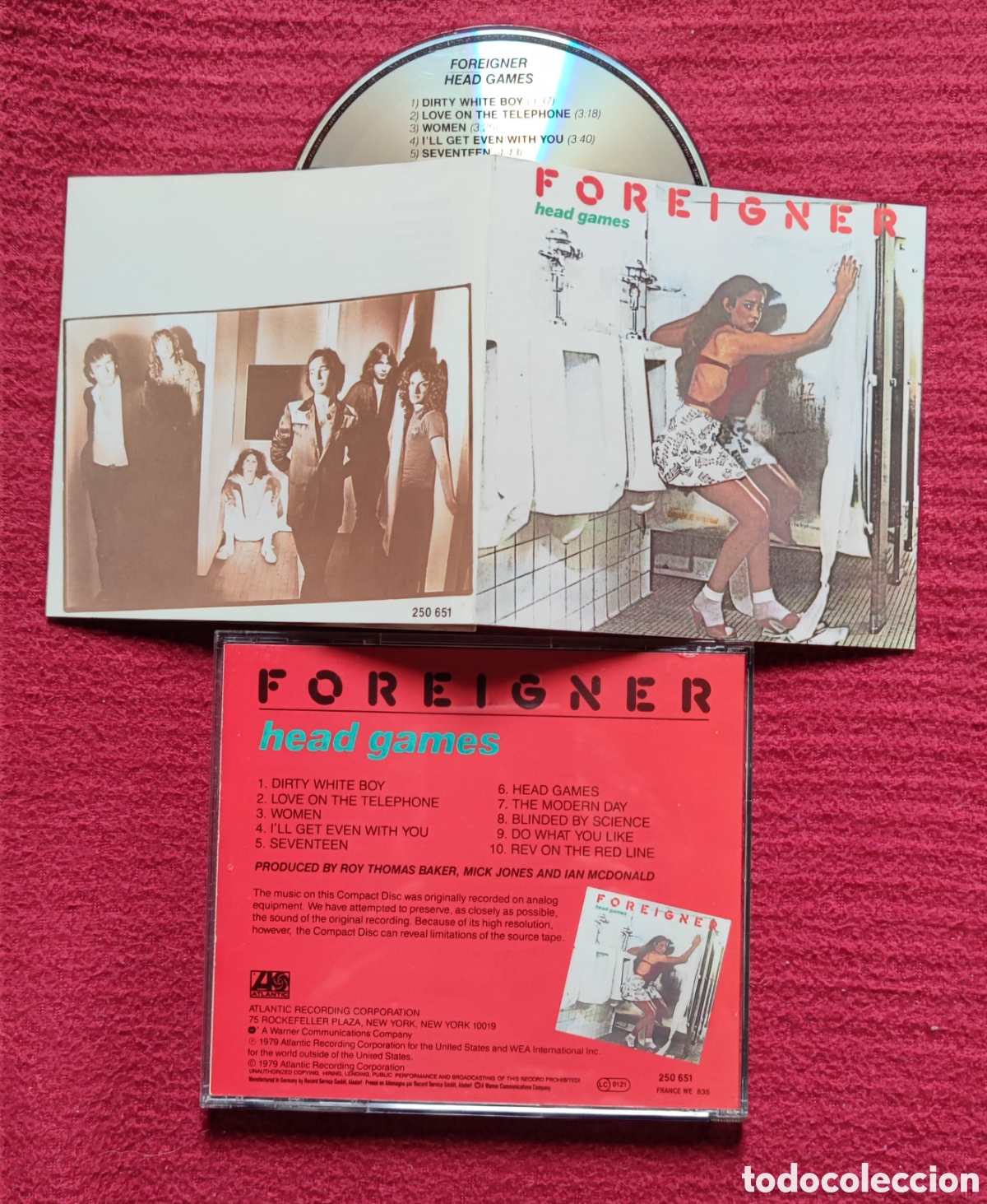 Music CDs: FOREIGNER: Head Games. Cd Aor, Edici&oacute;n Original 1979 ATLANTIC Records. Muy raro en Cd.