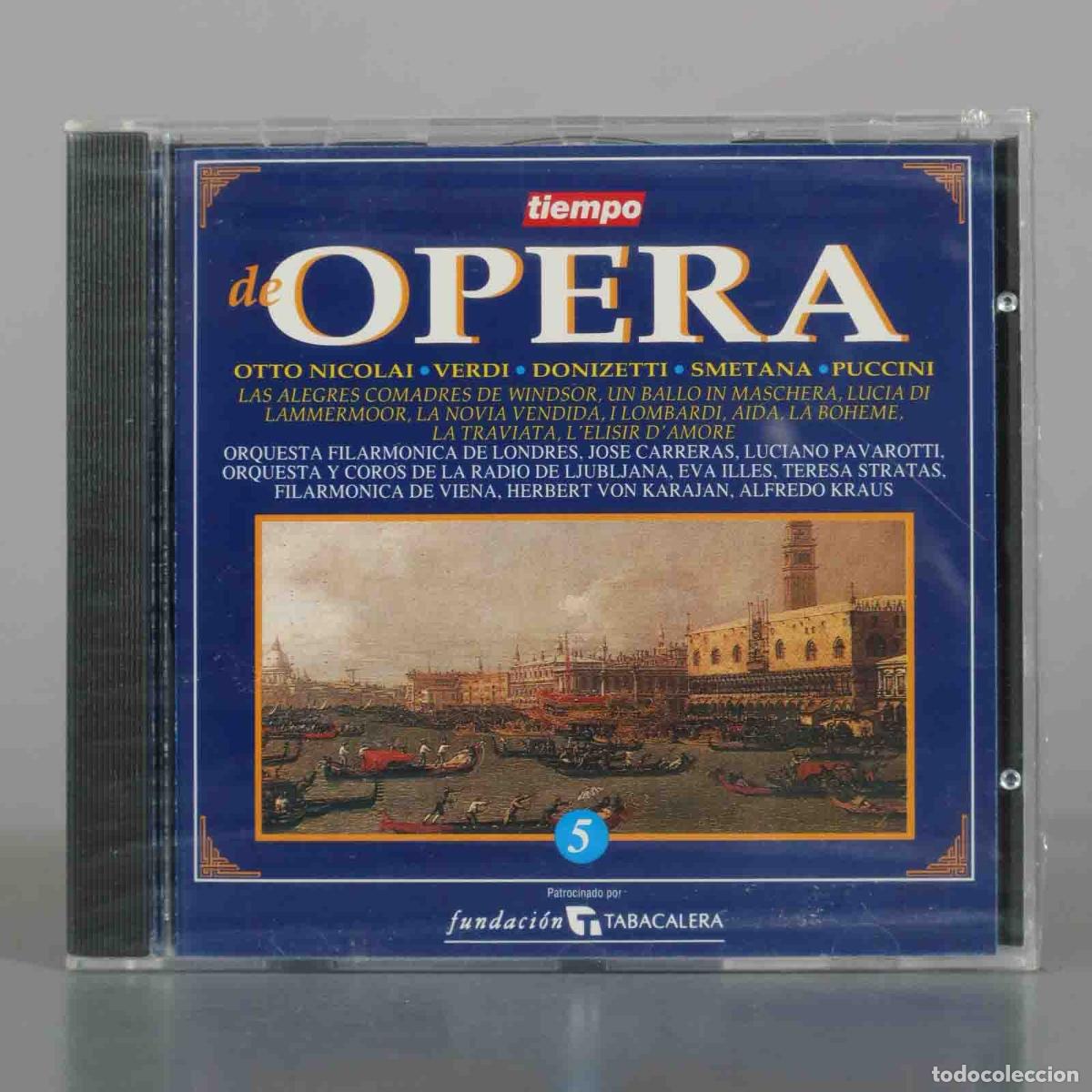 CDs de M&uacute;sica: CD. Tiempo de &Oacute;pera Volumen 5 - Otto Nicolai, Verdi, Donizetti, Smetana, Puccini, Jos&eacute; C PRECINTADO