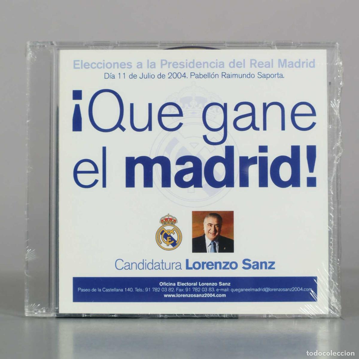 CD de M&uacute;sica: CD. Elecciones Presidencia Real Madrid - Lorenzo Sanz Programa PRECINTADO