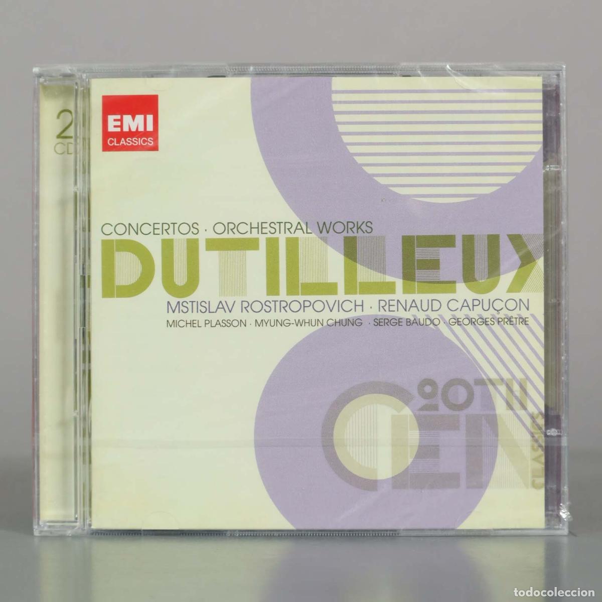 CDs de M&uacute;sica: CD. Concertos &middot; Orchestral Works - Henri Dutilleux - Mstislav Rostropovich, Renaud Capu&ccedil; PRECINTADO
