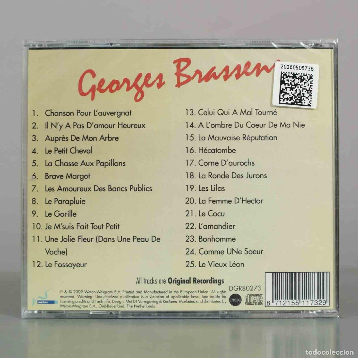 CDs de m&uacute;sica: CD. Georges Brassens PRECINTADO - Foto 2