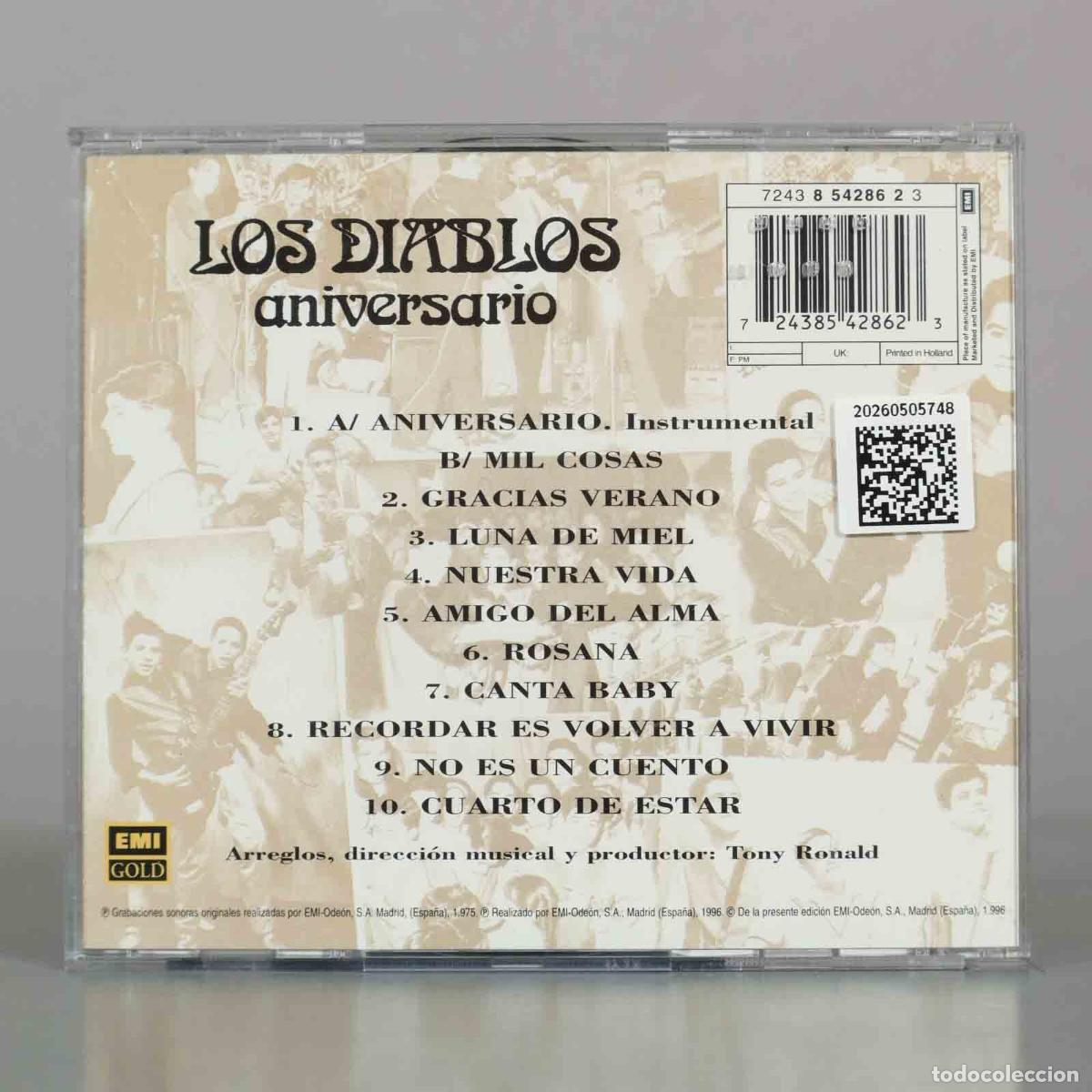 CDs de m&uacute;sica: CD. Aniversario - Los Diablos - Foto 2