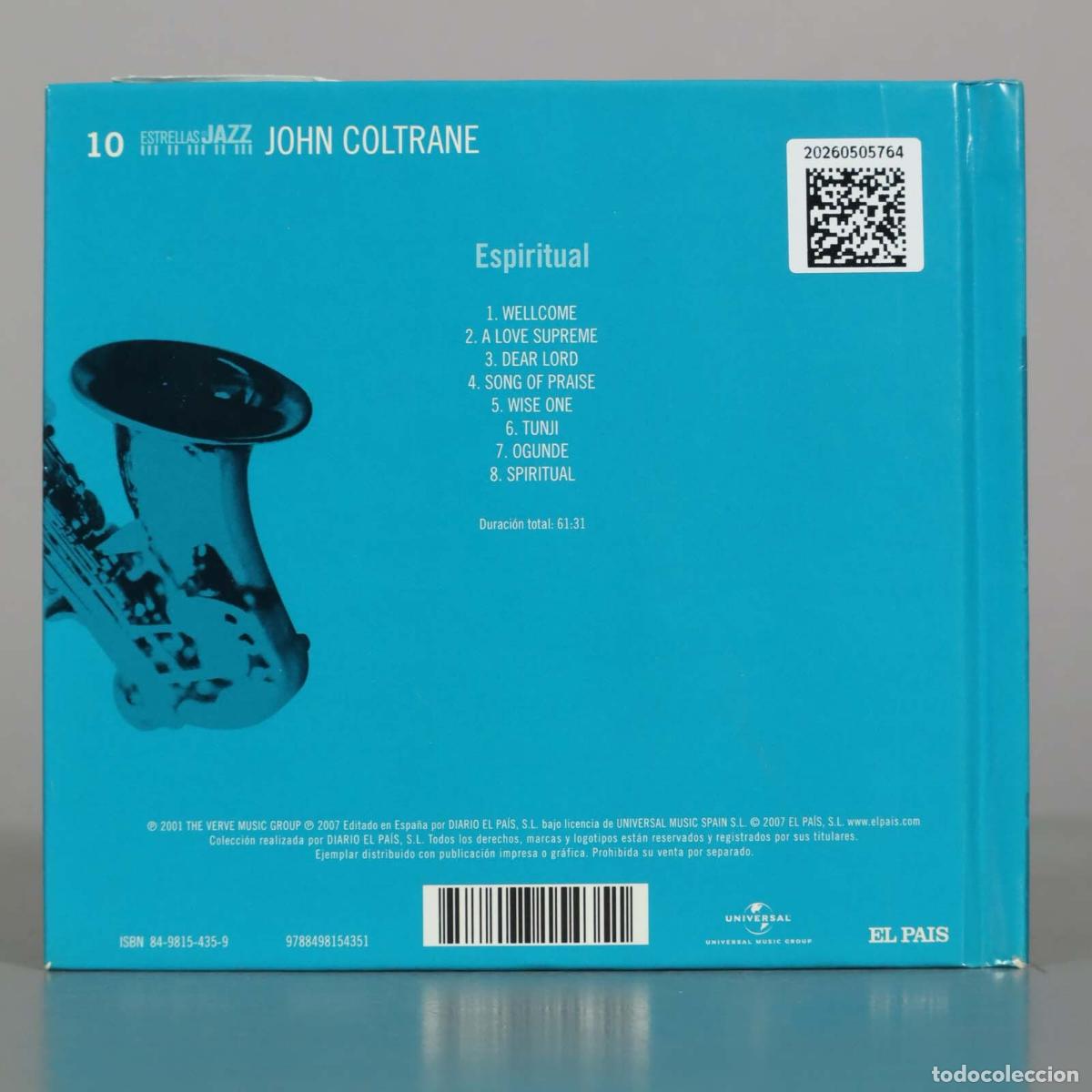 CDs de m&uacute;sica: CD. John Coltrane - Espiritual - El Pa&iacute;s - Foto 2