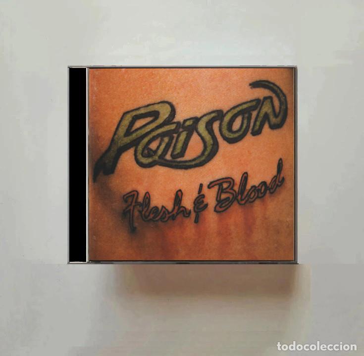 CDs de m&uacute;sica: POISON. FLESH & BONES. CD. - Foto 1