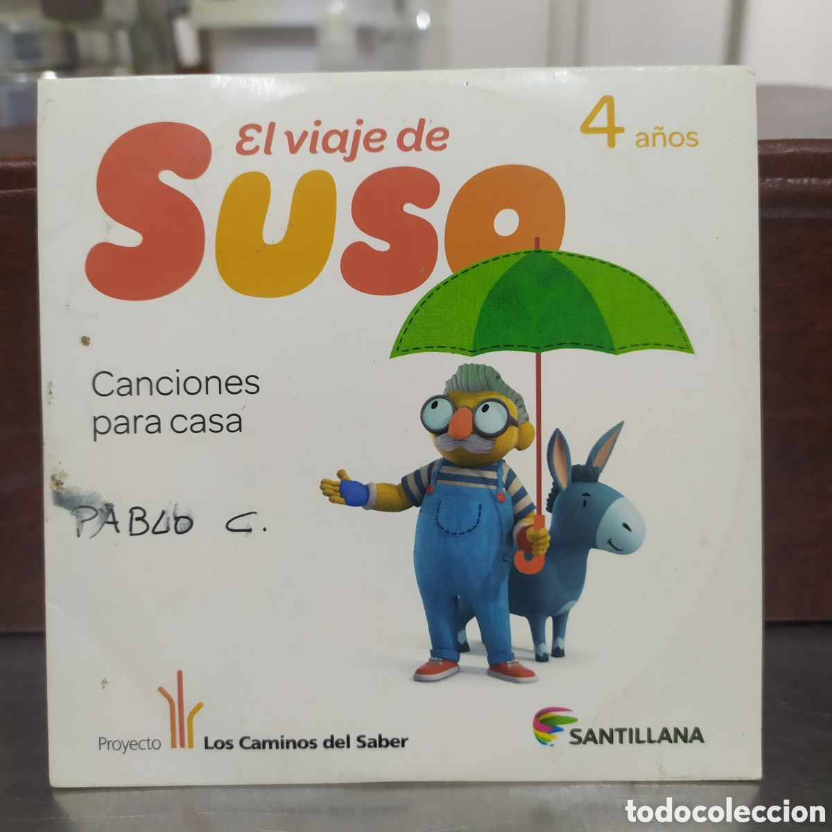 CDs de M&uacute;sica: El viaje de Suso, canciones para casa 4 a&ntilde;os - Proyecto Los caminos del saber Santillana