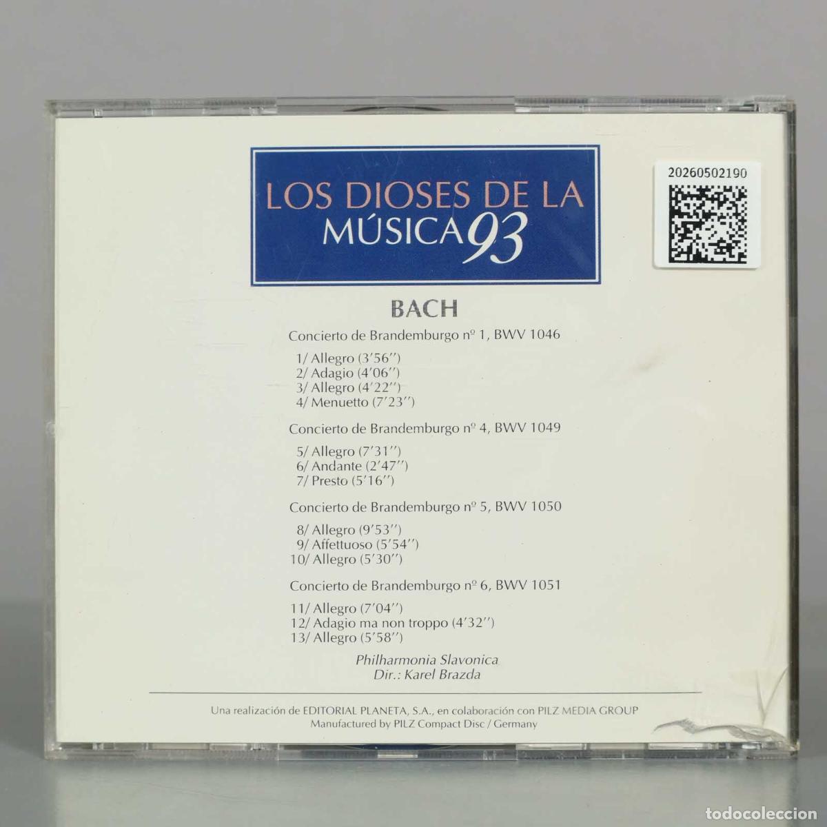 CDs de m&uacute;sica: CD. Los Dioses de la M&uacute;sica - Bach - Foto 2