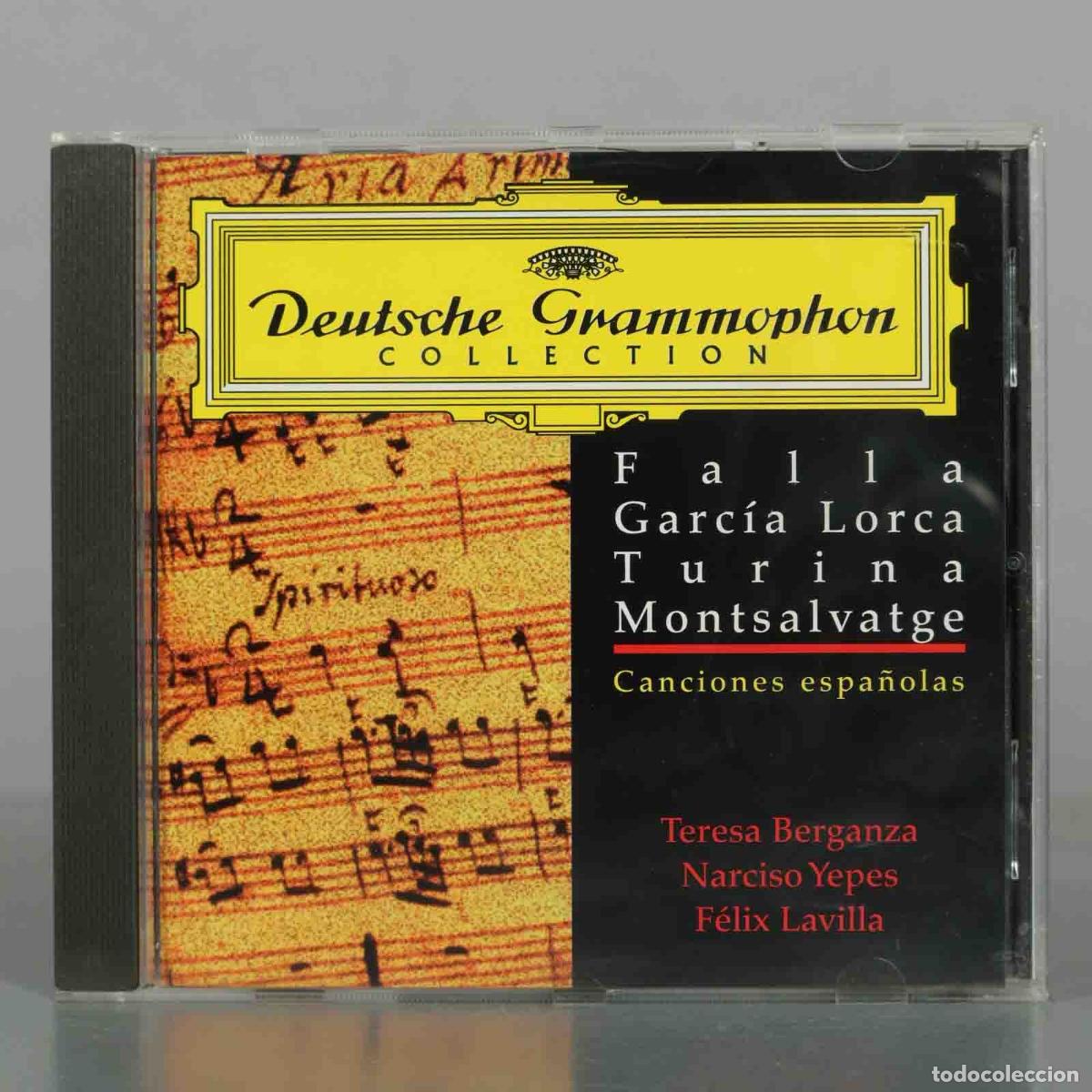 CD di Musica: CD. Canciones espa&ntilde;olas - Falla, Garc&iacute;a Lorca, Turina, Montsalvatge - Teresa Berganza, Narciso Yepe