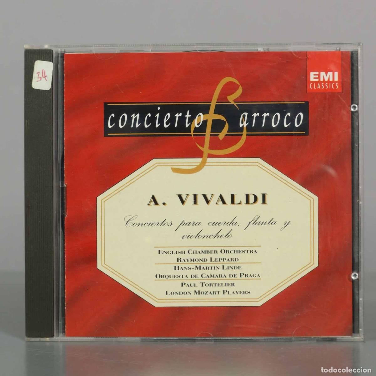 CDs de M&uacute;sica: CD. Conciertos para cuerda, flauta y violonchelo - Antonio Vivaldi, English Chamber Orchestra, Raym