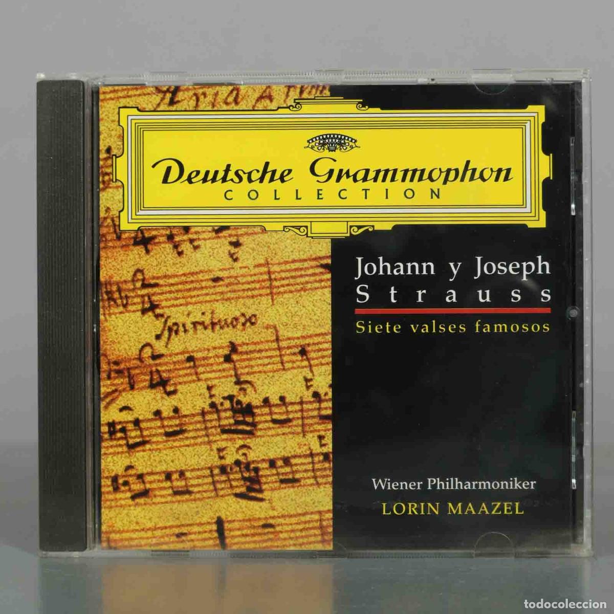 CDs de M&uacute;sica: CD. Johann y Joseph Strauss: Siete valses famosos - Wiener Philharmoniker, Lorin Maazel