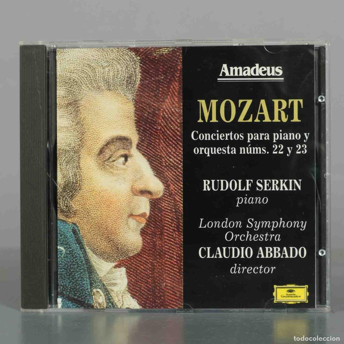 CDs de M&uacute;sica: CD. Conciertos para piano y orquesta n&uacute;ms. 22 y 23 - Wolfgang Amadeus Mozart, Rudolf Serkin, London