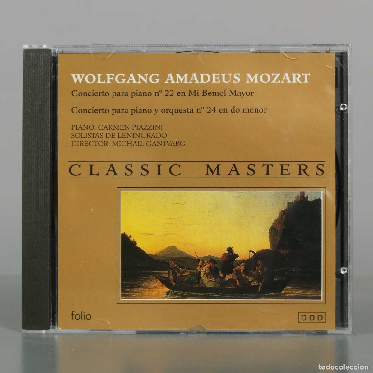 CDs de M&uacute;sica: CD. Concierto Para Piano N&deg; 22 En Mi Bemol Mayor - Concierto Para Piano Y Orquesta N&deg; 24 En Do Meno
