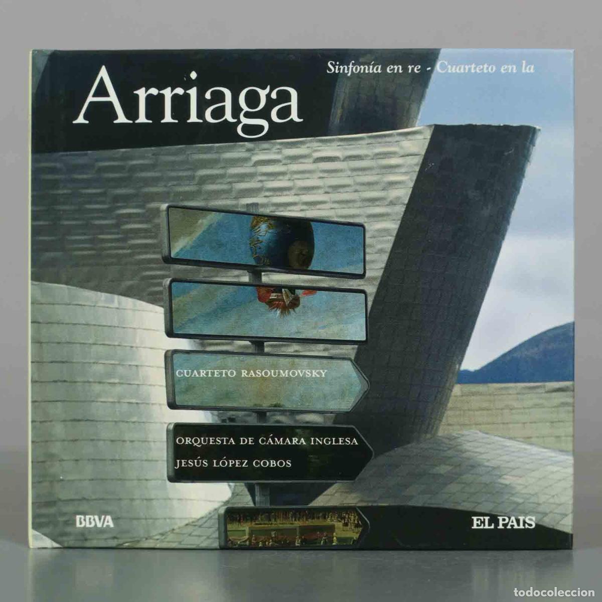 CDs de M&uacute;sica: CD. Arriaga - Sinfon&iacute;a en re, Cuarteto en la - Cuarteto Rasoumovsky, English Chamber Orchestra, Jes