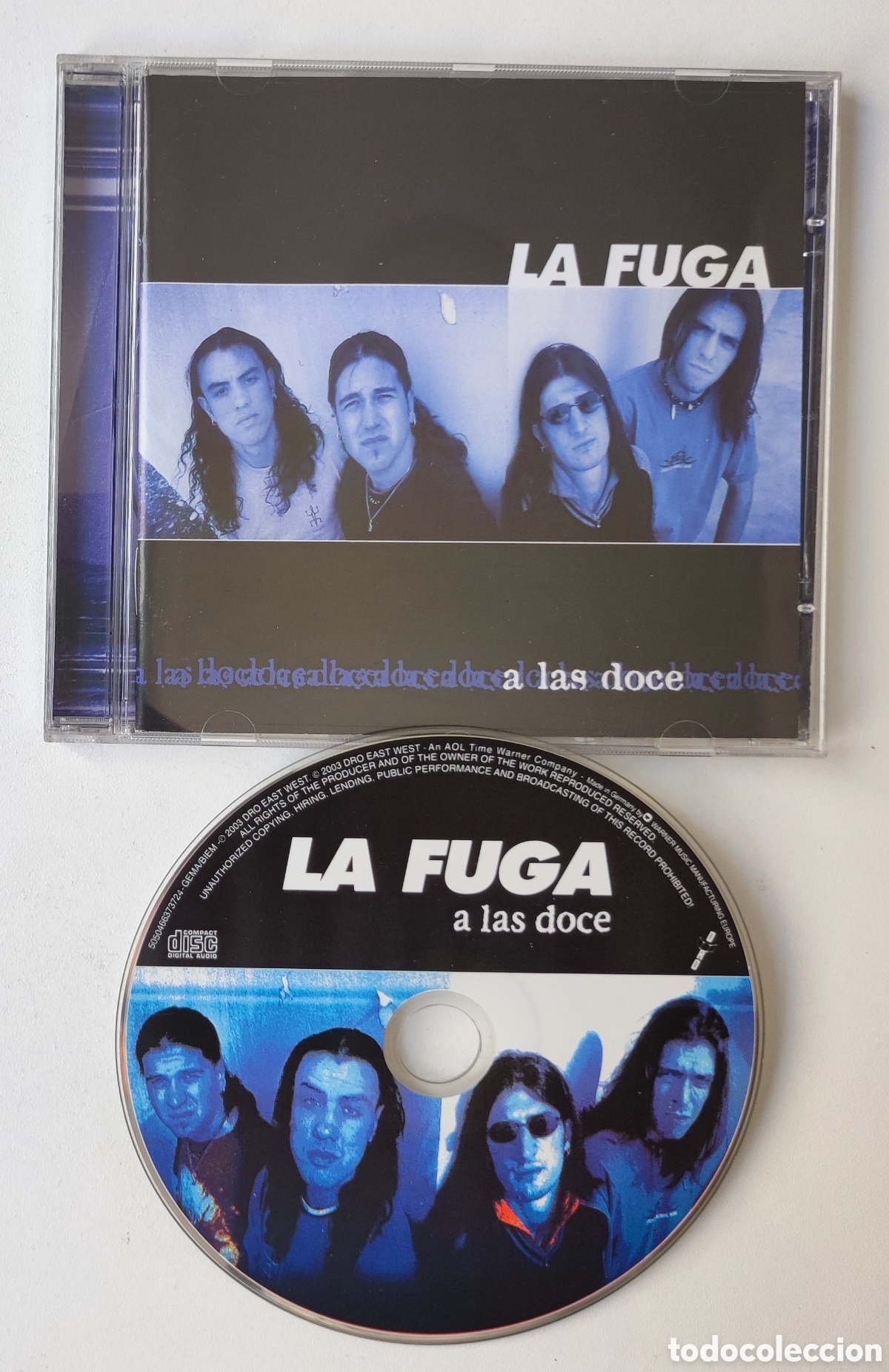 CDs de m&uacute;sica: LA FUGA / A LAS DOCE - DRO EAST WEST 2003 CD EDICION REMASTERIZADA