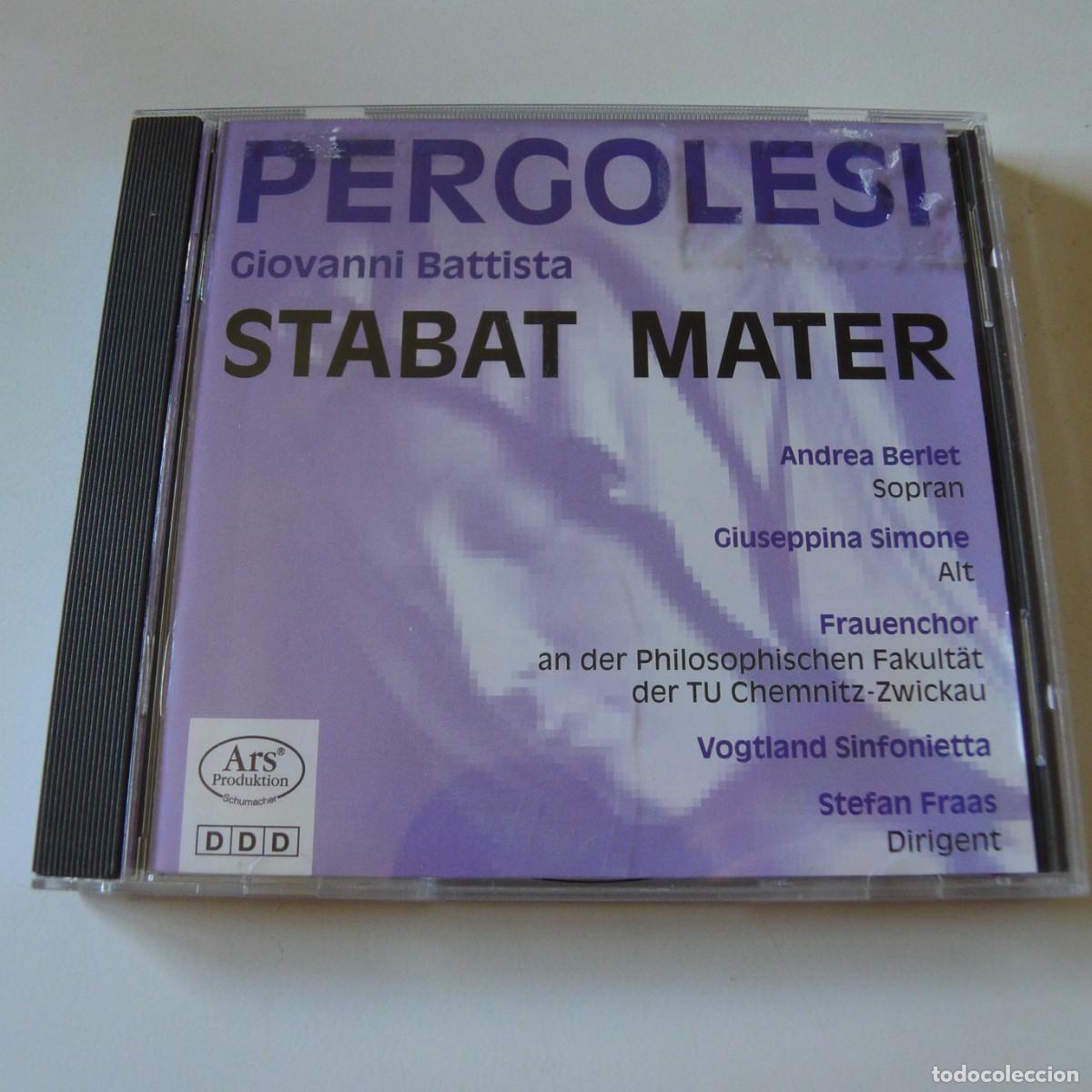 CD di Musica: Vogtland Sinfonietta &ndash; Giovanni Battista Pergolesi &ndash; Stabat Mater CD