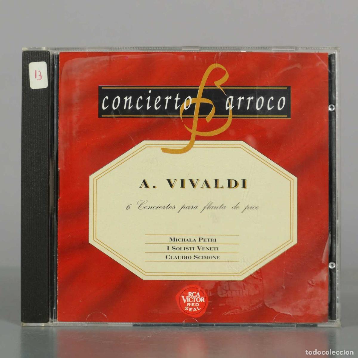 CDs de M&uacute;sica: CD. Conciertos para flauta de pico - A. Vivaldi - Michala Petri, I Solisti Veneti, Claudio Scimone