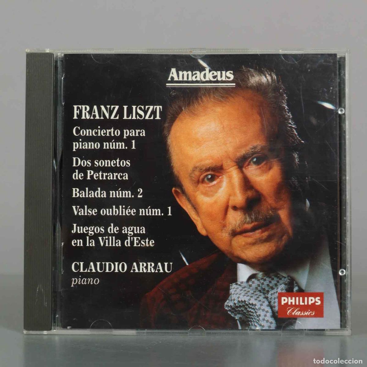 CDs de M&uacute;sica: CD. Franz Liszt: Concierto para piano n&uacute;m. 1, Dos sonetos de Petrarca, Balada n&uacute;m. 2, Valse oubli&eacute;e
