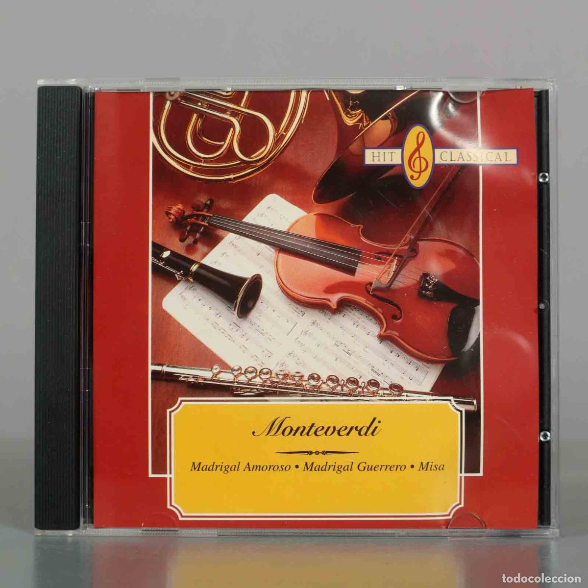 Music CDs: CD. Hits Clasicos - Monteverdi - Madrigal Amoroso, Madrigal Guerrero, Misa
