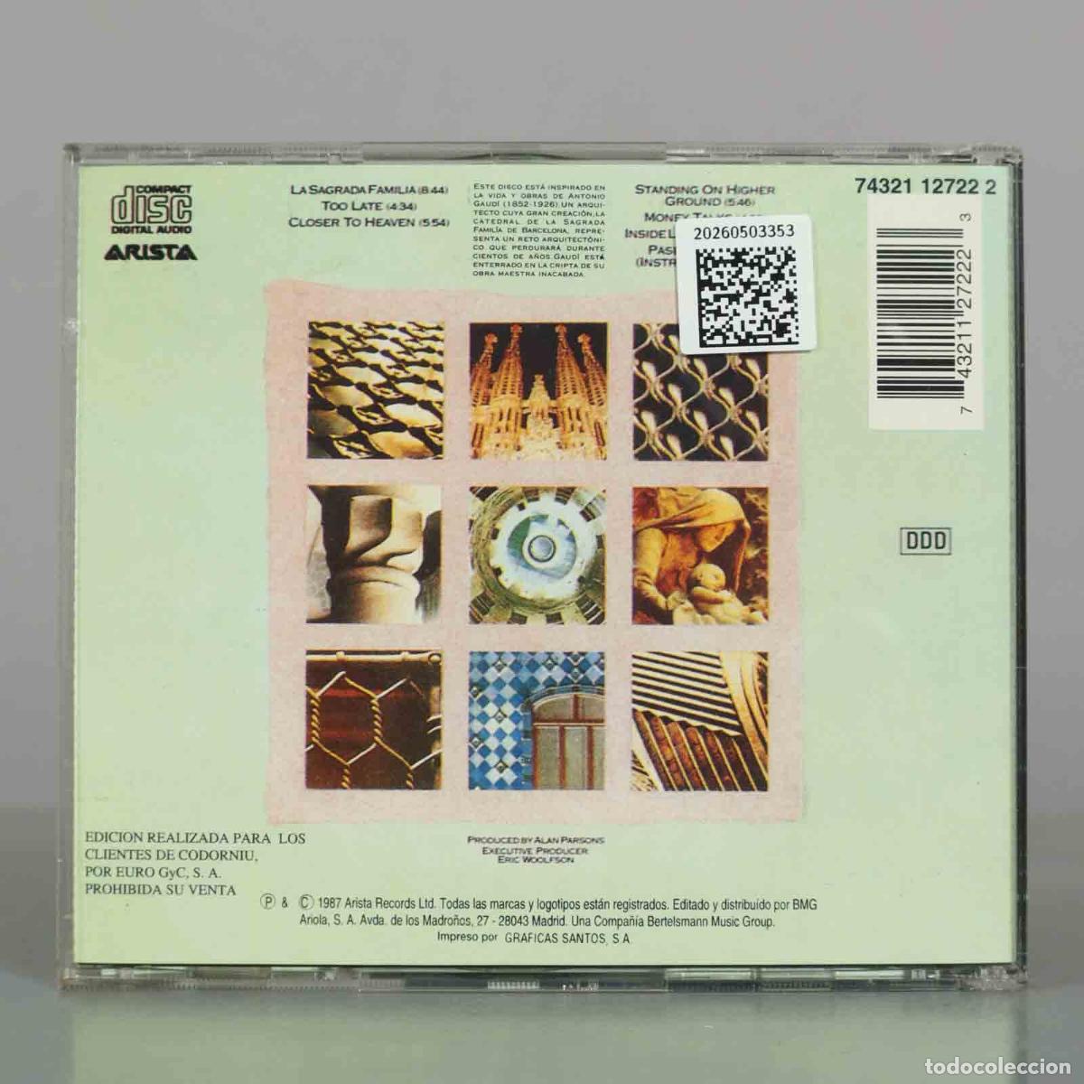 CDs de m&uacute;sica: CD. Gaudi - The Alan Parsons Project - Foto 2