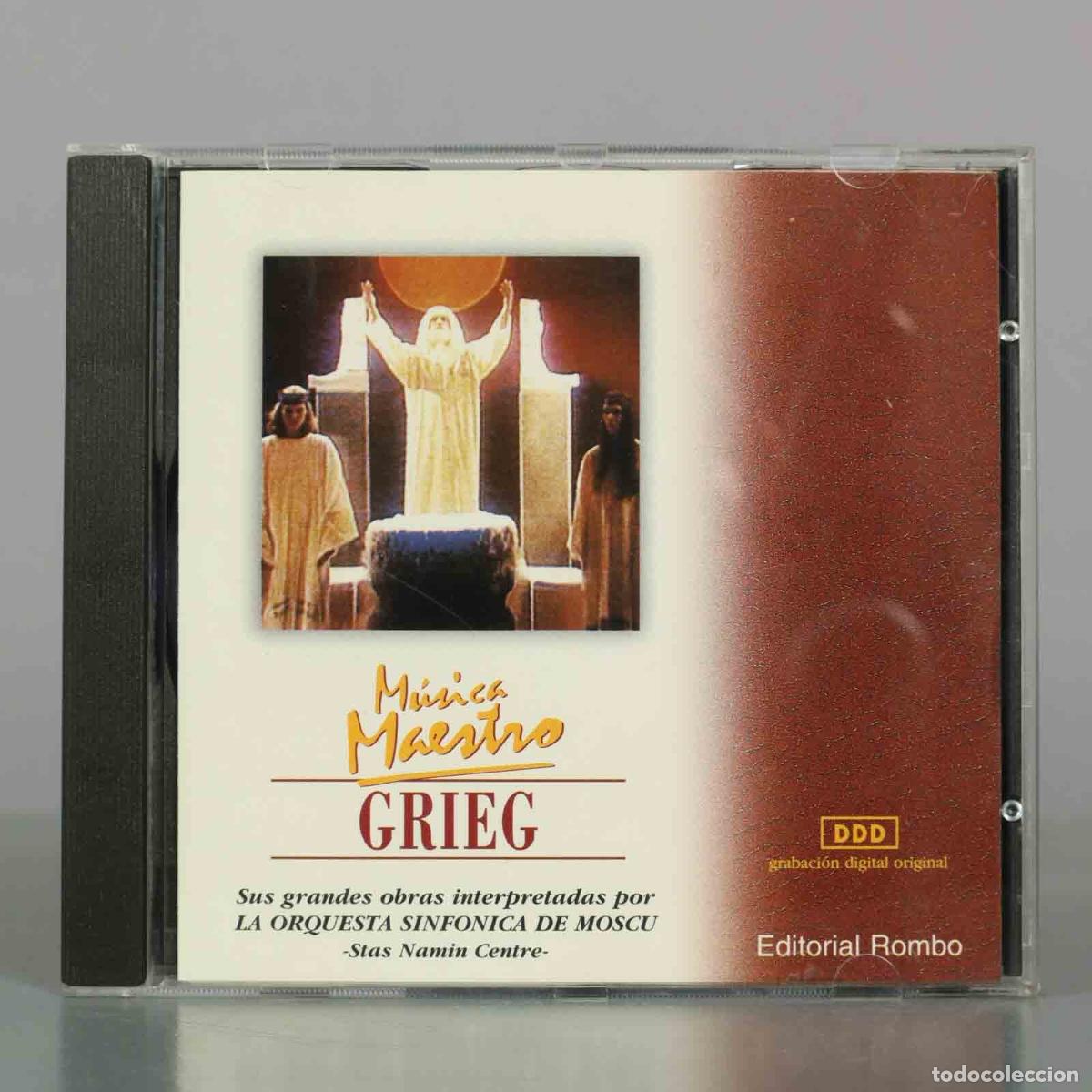 CDs de M&uacute;sica: CD. Grieg - Sus grandes obras - Orquesta Sinf&oacute;nica de Mosc&uacute;, Constantino Krimets - Editorial Rombo
