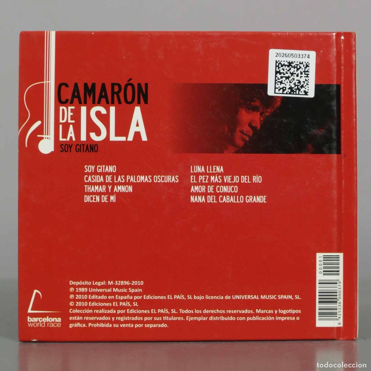 CDs de m&uacute;sica: CD. Soy Gitano - Camar&oacute;n de la Isla - El Pa&iacute;s - Foto 2