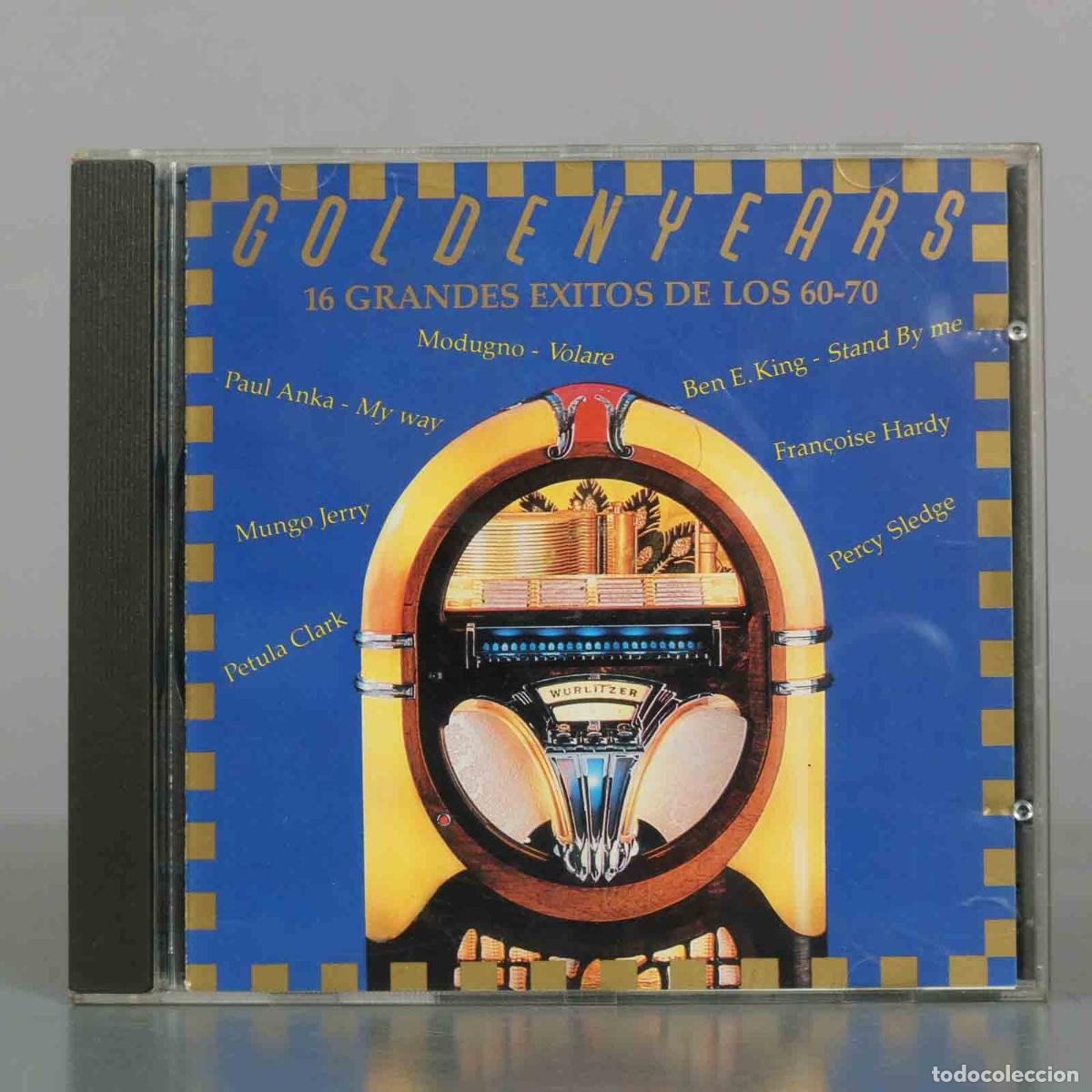 CDs de M&uacute;sica: CD. Golden Years - 16 Grandes &Eacute;xitos de los 60-70 - Ben E. King, Percy Sledge, Paul Anka, Mungo Jer