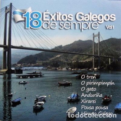 CDs de M&uacute;sica: 18 &Eacute;xitos Galegos de Sempre Vol. 1- 8424295337566