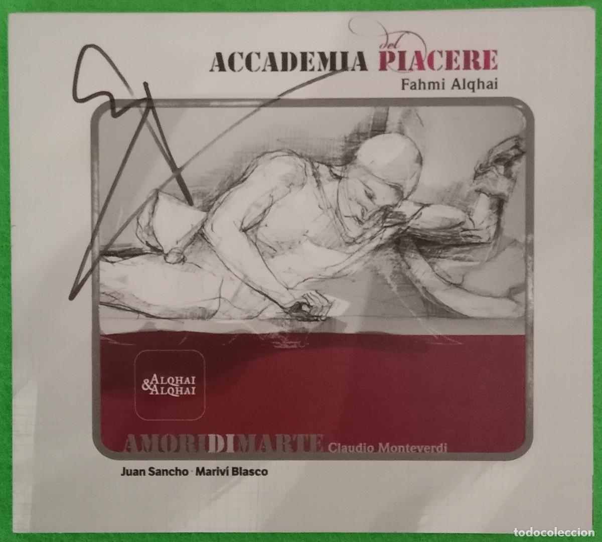 CDs de M&uacute;sica: Accademia del Piacere - Fami Aqhai - Amoridimarte - Claudio Monteverdi - Edit. ICAS. 2011